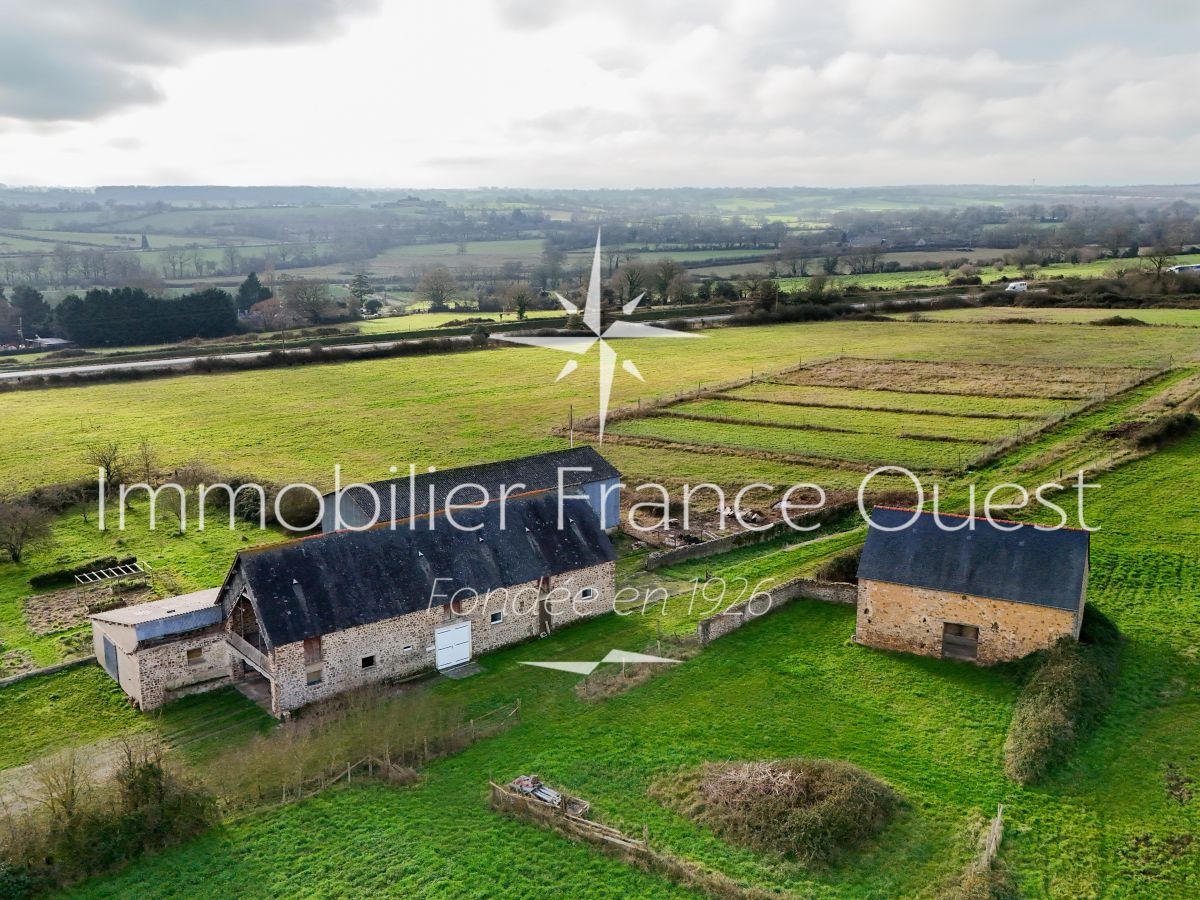Terres agricoles libres et bâtiments à bon potentiel Blandouet Saint Jean (53)